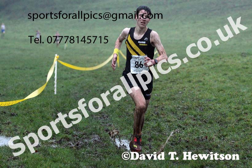 Mens under-17s, NECAA Junior Cross Country Relays, Thornley Farm, Peterlee, Saturday, December 12th. Photo: David T. Hewitson/Sports for All Pics